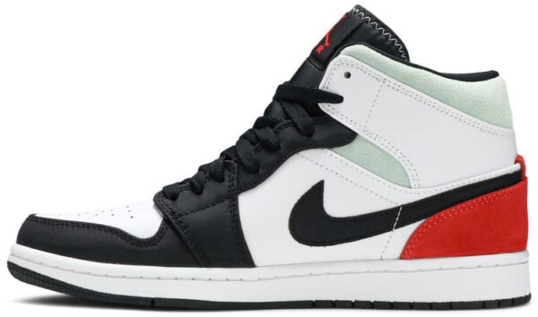 Air Jordan 1 Mid SE  Red Black Toe  852542-100