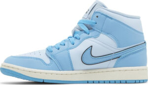 Wmns Air Jordan 1 Mid SE Ice Blue DV1302-400