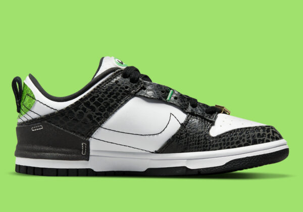 Wmns Dunk Low Disrupt 2  Just Do It   Black Snakeskin  DV1490-161