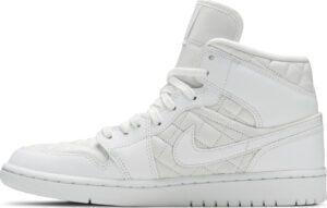 Wmns Air Jordan 1 Mid SE White Quilted DB6078-100