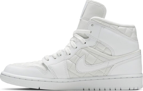 Wmns Air Jordan 1 Mid SE  White Quilted  DB6078-100