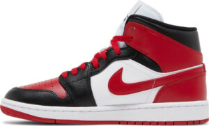 Wmns Air Jordan 1 Mid Alternate Bred Toe BQ6472-079