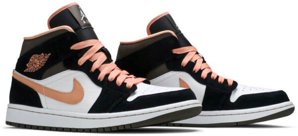 Wmns Air Jordan 1 Mid SE  Peach Mocha  DH0210-100