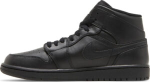 Air Jordan 1 Mid Triple Black 2022 554724-093