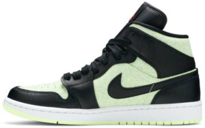 Wmns Air Jordan 1 Mid SE Black Barely Volt CV5276-003