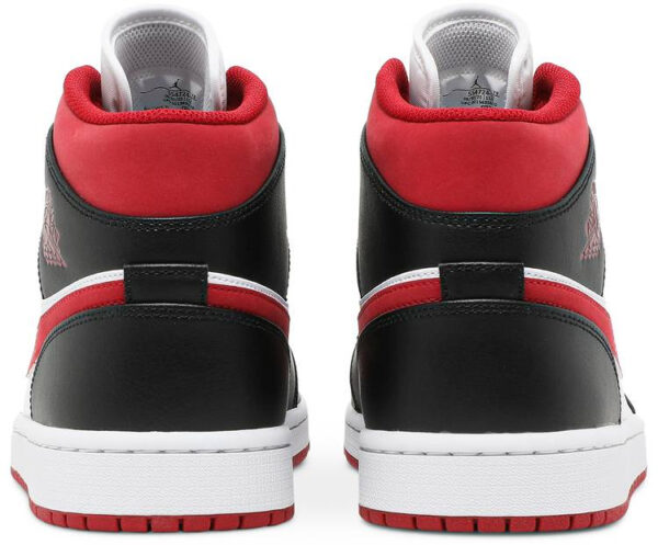 Air Jordan 1 Mid  Black Gym Red  554724-122