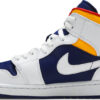 Air Jordan 1 Mid  White Khaki Blue Void  DO6726-100