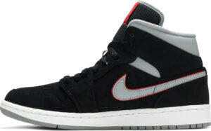 Air Jordan 1 Mid Black Grey 554724-060