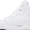 Air Jordan 1 Mid  Triple White  554724-109