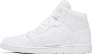 Air Jordan 1 Mid Triple White 2022 554724-136