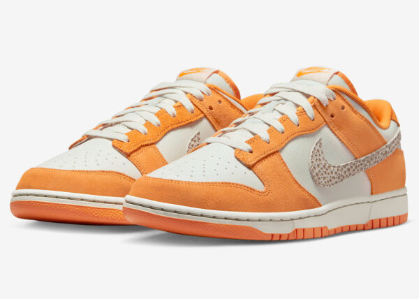 Dunk Low  Safari Swoosh   Kumquat  DR0156-800