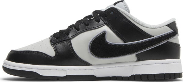 Dunk Low  Chenille Swoosh   Black Grey Fog  DQ7683-001