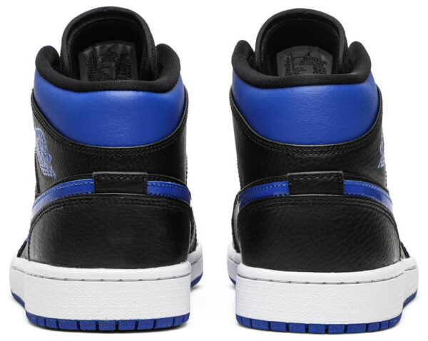 Air Jordan 1 Mid  Black Hyper Royal  554724-068