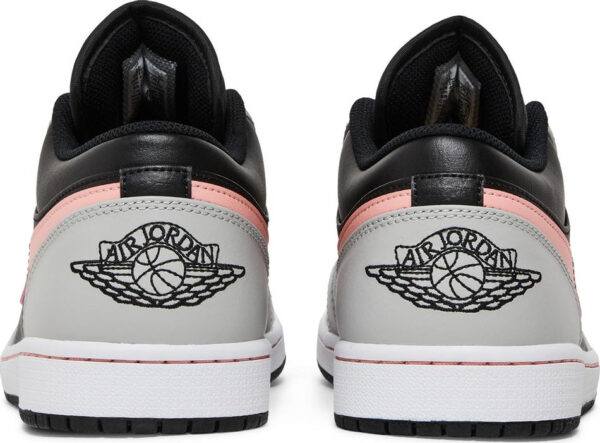 Air Jordan 1 Low  Black Grey Fog Bleached Coral  553558-062