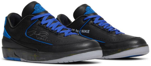 Off-White x Air Jordan 2 Retro Low SP  Black Royal  DJ4375-004