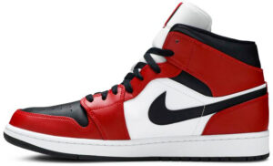 Air Jordan 1 Mid Chicago Black Toe 554724-069