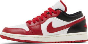 Wmns Air Jordan 1 Low White Gym Red DC0774-160