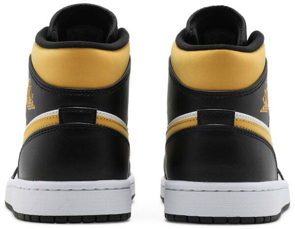 Air Jordan 1 Mid  Black University Gold  554724-177