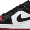 Air Jordan 1 Low  Bred Toe  5553558-612