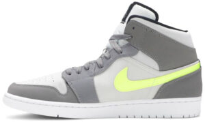 Air Jordan 1 Mid Gun Smoke Volt 554724-072