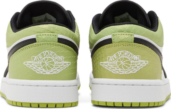 Wmns Air Jordan 1 Low SE  Vivid Green Snakeskin  DX4446-301