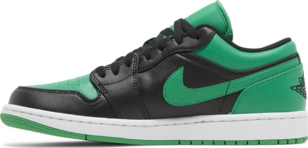 Air Jordan 1 Low  Black Lucky Green  553558-065