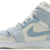 Air Jordan 1 Mid SE  Satin Smoke Grey  852542-011