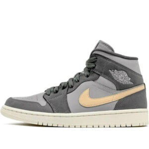 Wmns Air Jordan 1 Mid Iron Grey Onyx BQ6472-020