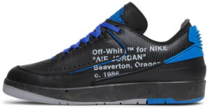 Off-White x Air Jordan 2 Retro Low SP Black Royal...