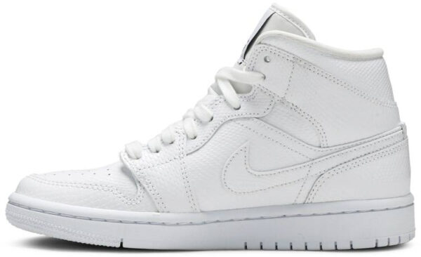 Air Jordan 1 Mid  White Snakeskin  BQ6472-110