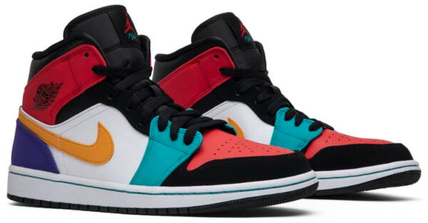 Air Jordan 1 Mid  Multi-Color  554724-125