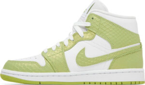 Wmns Air Jordan 1 Mid SE Green Python DV2959-113