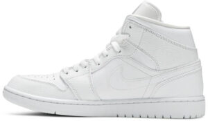 Air Jordan 1 Mid Triple White 554724-130