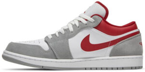 Air Jordan 1 Low SE Light Smoke Grey Gym Red...