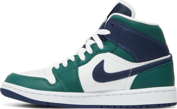 Air Jordan 1 Mid in Navy and Green DZ5326-300