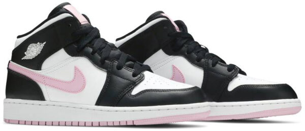 Air Jordan 1 Mid  White Light Arctic Pink  555112-103