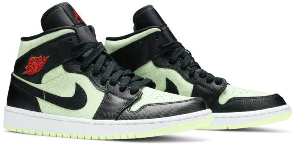 Wmns Air Jordan 1 Mid SE  Black Barely Volt  CV5276-003