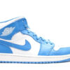 Air Jordan 1 Mid  University Blue  BQ6472-102