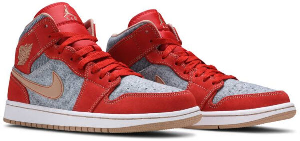 Air Jordan 1 Mid  Denim Red  DM4352-600