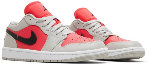 Air Jordan 1 Low  Light Iron Ore Siren Red  DC0774-060