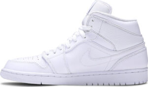 Air Jordan 1 Mid Triple White 554724-109