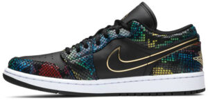 Wmns Air Jordan 1 Low Multi Snakeskin CW5580-001