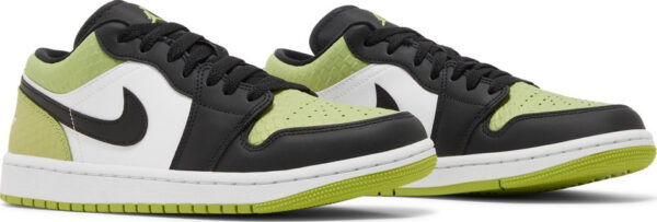 Wmns Air Jordan 1 Low SE  Vivid Green Snakeskin  DX4446-301