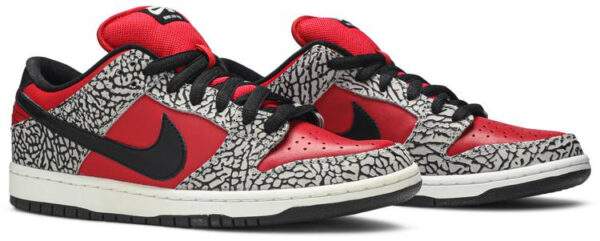 Supreme x Dunk Low Premium SB  Red Cement  313170-600