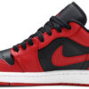 Air Jordan 1 Low  Reverse Black Toe  553558-163