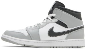 Air Jordan 1 Mid Light Smoke Grey 554724-078