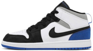 Air Jordan 1 Mid SE PS Royal Black Toe BQ6932-102