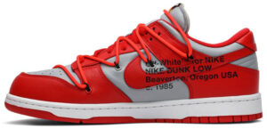 Off-White x Dunk Low University Red CT0856-600