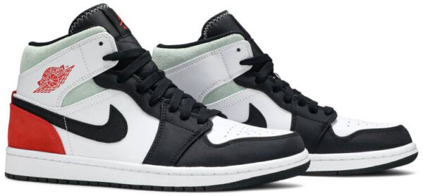 Air Jordan 1 Mid SE  Red Black Toe  852542-100