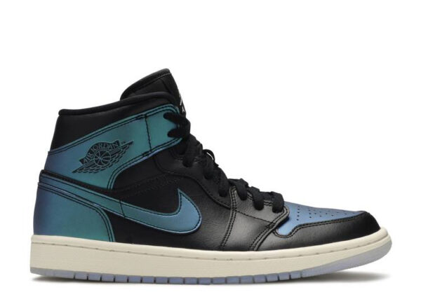 Wmns Air Jordan 1 Mid  Metallic Turquoise  BQ6472-009